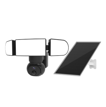 HD 4MP Flood Light Camera: WiFi Outdoor Garden Surveillance met PIR -detectie