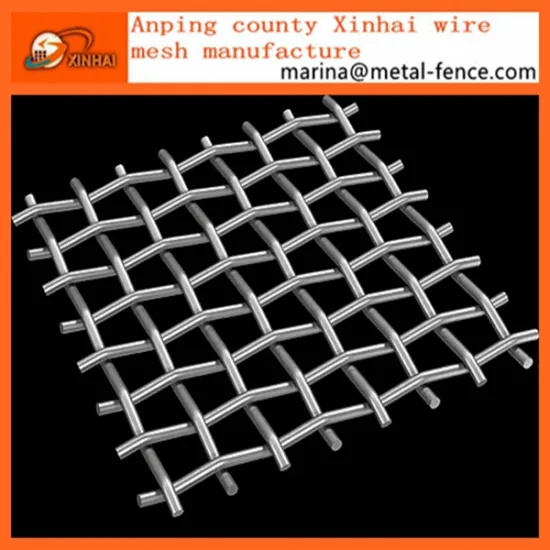 Zinc Coated /PVC Coated Stainless Steel Fabrications Crimped Iron Wire Mesh From Anping factory(manufacture)