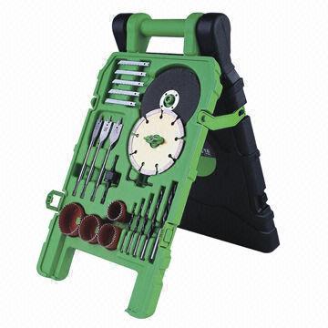 87-piece combination drill set, includes metal cutting disc
