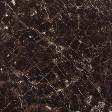 Dark emperador polished galzed porcelain tile