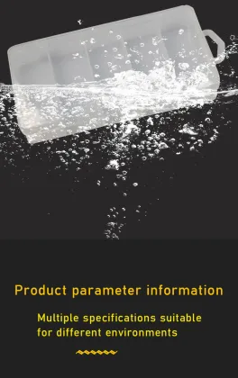 Wholesale Fishing Lure Tackle Box Clear Plastic Accessories Box for Fishing Lures