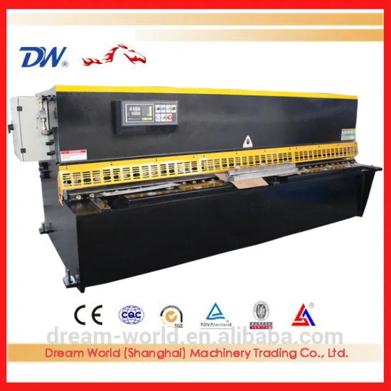 sheet metal hydraulic swing beam shearing machine