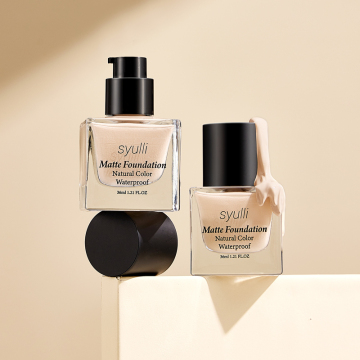 Custom Vegan Long-Wear 24hr Waterproof & Humidity Proof Matte Liquid Foundation