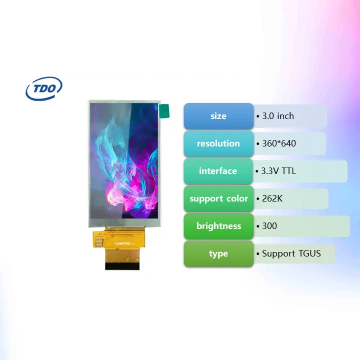 TTL Interface 3.0 Inch IPS Display Module for Arduino/STM/ESP with TDO 360x640 Resolution