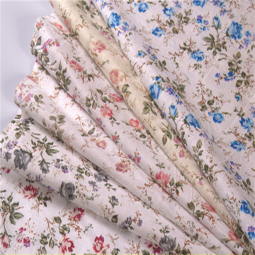 Wholesale Organic Cotton Pyjama Fabrics: Floral Rose Printed Poplin Fabric