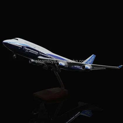 47CM LED Lighted Boeing B747 Model Plane: The Ultimate Desktop Aircraft Model for Adults