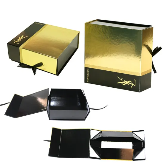 Gold Folding Box Packaging
