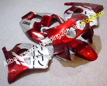 Honda CBR250RR 1990-1994 MC22 Red Silver Bodyworks ABS Fairing