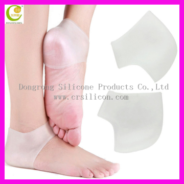 Moisturing spa feet care product for cracked heel foot care gel half heel socks