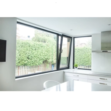 Waterproof Aluminum Tilt and Turn Windows for Interior Lighting and Ventilation