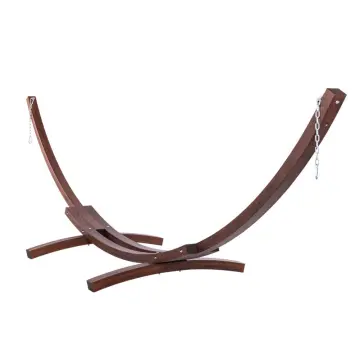 High-Quality Wood Hammock Stand: Durable Wooden Curved Arc Wide Hammock Stand