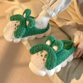 Cappy rabbit plush thick soled non-slip cotton slippers