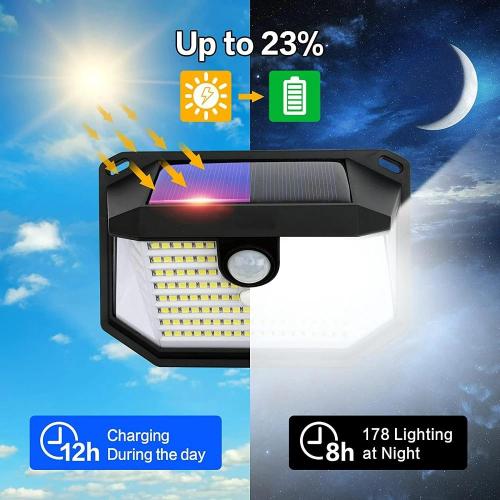Solar Motion Outdoor Lights178 LED