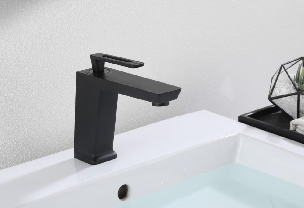 Hallow out handle one hole basin faucet