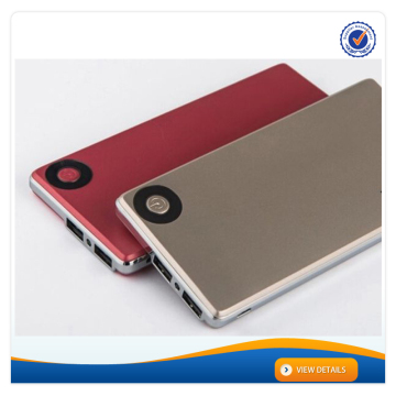 AWC705 For ipad with charger button two USB with indicators 8000mah portable power 8000mah