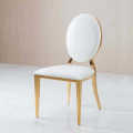 Luxury Gold O-Back Wedding Chairs for Banquets Parties