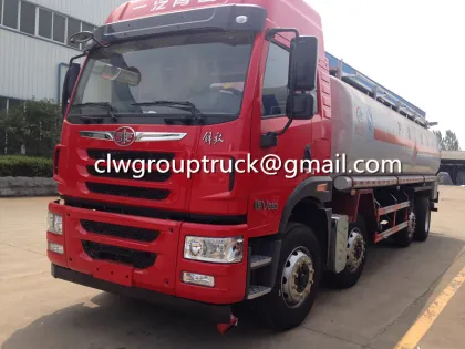 FAW 8X4 23000-26000Litres Heavy Fuel Tanker Truck