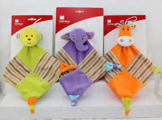 12" cuite  baby comforter in 3 style