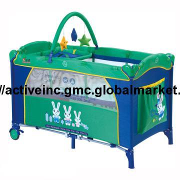 Green Baby Playpen