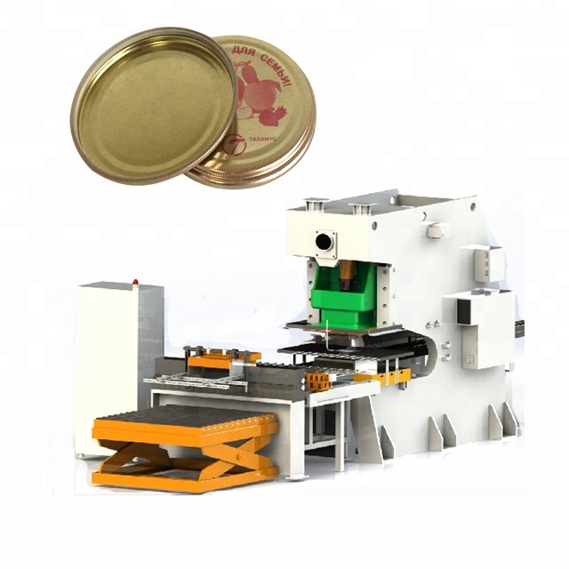 Automatic Sko Cap Glass jar lid making machine