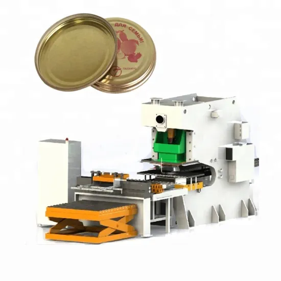 Automatic Sko Cap Glass jar lid making machine