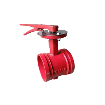 Handle Clamp Groove End Butterfly Valve
