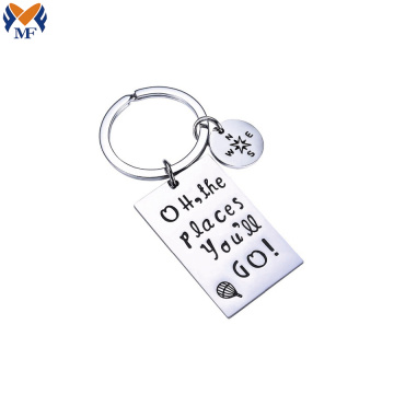 Metal Custom Logo Stainless Steel Keychains