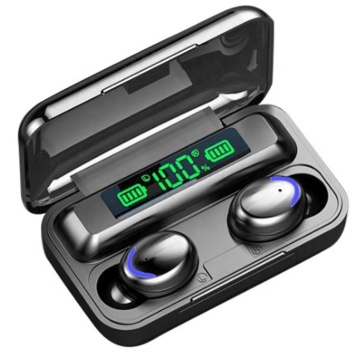 Earbud F9-5 TWS dengan LED Display dan Power Bank