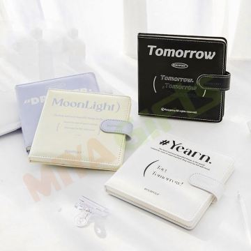 Perancang Kustom Kulit Neutral Pastel dengan penutupan magnet