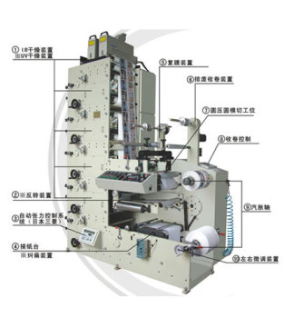 Automatic Flexo Printing Machine (RY-320B-5C)