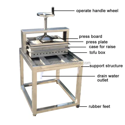 Stainless Steel Manual Tofu Pressing Machine