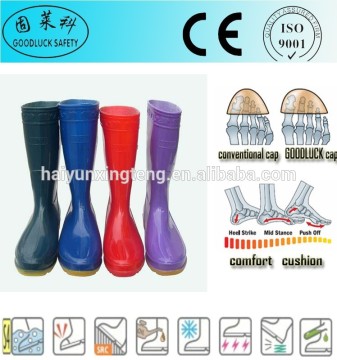 Anti-Acids Men's PVC Working Gumboots PVC Safety Gumboots