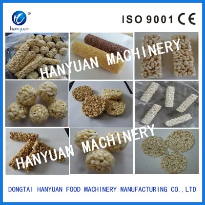 Puffed Rice Cereal Bar Production Machine
