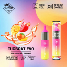 Amazon Hot Tugboat Evo 4500 Puffs يمكن التخلص منها