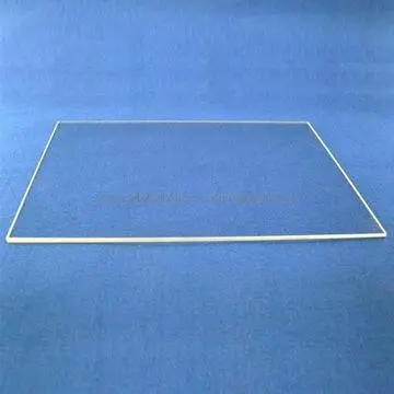 Quartz glass plate in various shapes