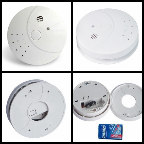 Standalone 9v battery operated combo detector smoke and carbon monoxide combined detector