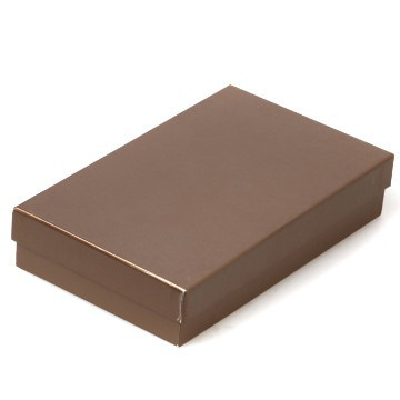Golden appearance lid and base box purse packing box