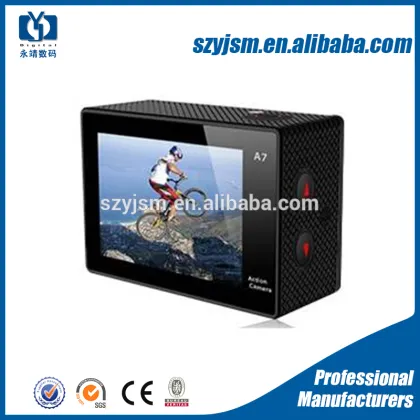 A7 Promotion hottest action camera cam 2 inch LCD action cam waterproof 720p sports camera