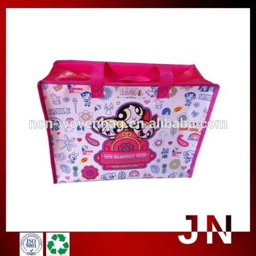 Fabric Zipper PP Non Woven Bags PP Non Woven Shopping Bags