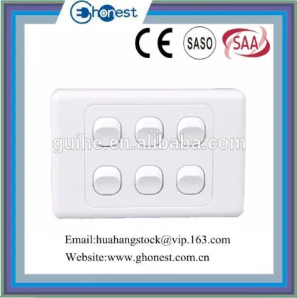 AS312 SAA electric wall switch for home