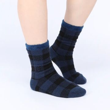 Kış Sıcak Kadife Bulanık Kabarık Terry Socks