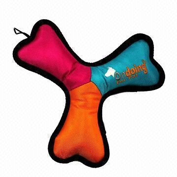 Chewing Toys, 4 Assorted Colors, Durable Fabric, Measures 27 x 24 x 5cm