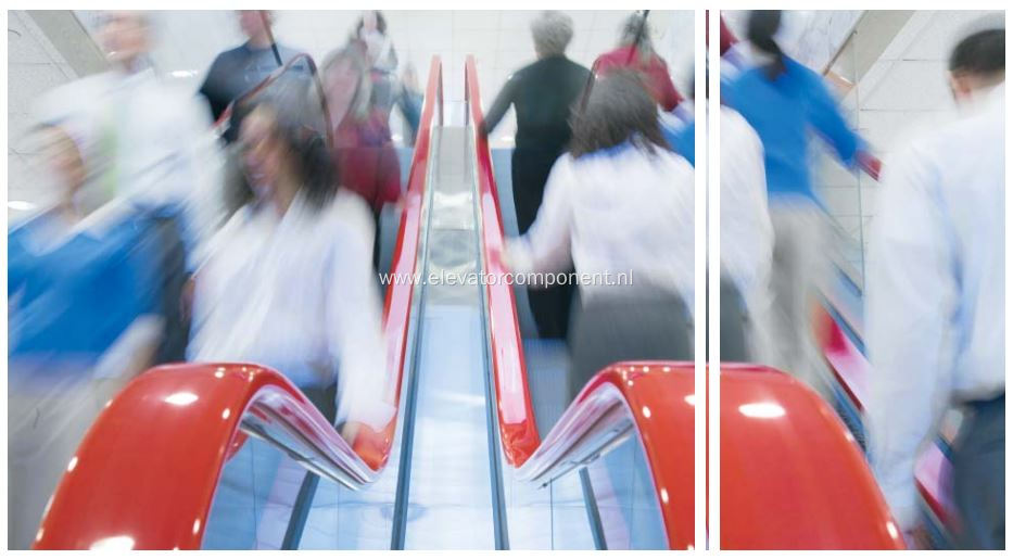 Moving Rubber Handrail for Sch****** Escalators