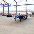 used/new 4 axles low flat bed trailer