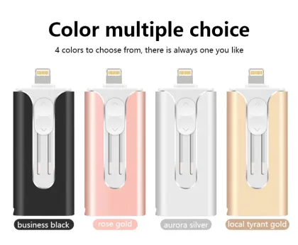3-in-1 OTG USB Flash Drive 16G-256G for Samsung Apple Android Phones