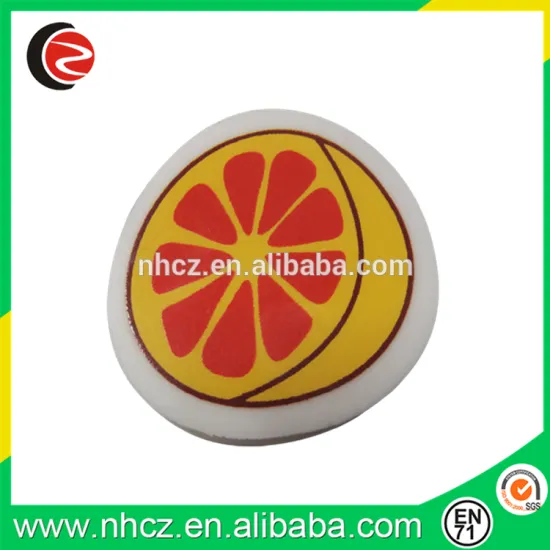 3D Orange Shape Eraser