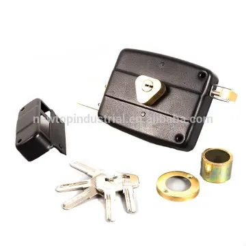 Trade assurance free sample door lock, rim lock for wooden home door