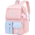 Backpack for Girls Cute Unicorn Pendant Backpack