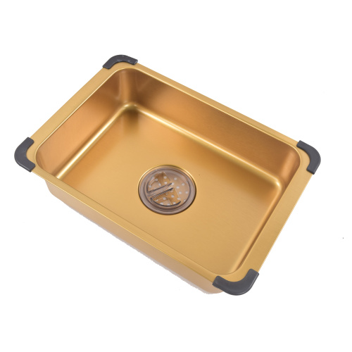 Golden Nano Color Coating in Waterfall Sink