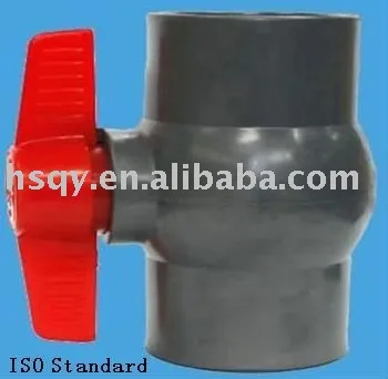 PVC Grey Ball Valve For Water Supply